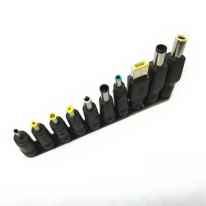 NEW 1Set(10Pcs) Universal for Notebook Laptop DC Power Charger Supply Adapter Tips Connector Jack to Plug Charging