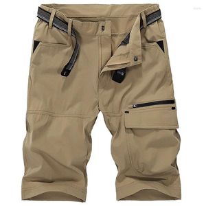 Mäns shorts Summer Cargo Casual Loose Multi Pocket Short Pants Outdoor vandring Militär Taktisk snabb torkning M-5XL