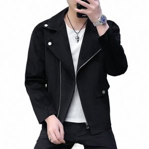 2023 Brand clothing Autumn Winter New Men Short Coat Double Casual Windbreaker Coat Fi Retro Tartan Jacket Coat S-3XL 67d0#