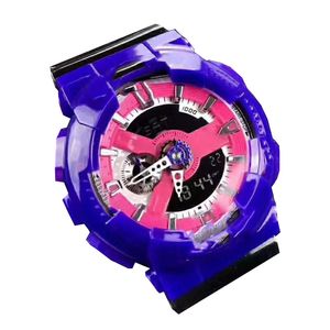 GA orologi da polso LED doppio display uomo donna donna sportivo casual completo digitale elettronico di lusso con orologio logo orologi da polso elettronici multifunzione