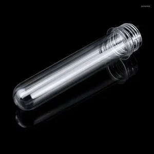 Storage Bottles 50JC 10 Pieces Test Tube 40ml Clear Plastic Tubes With Caps For Scientific Lab