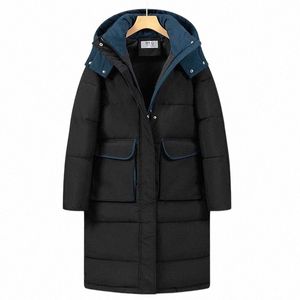 2023 nuovo marchio invernale Lg Parka da uomo Fi caldo spesso con cappuccio Cott giacca da uomo antivento cappotto invernale di alta qualità nero Top h9pZ #