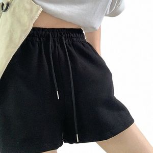 women Simple Shorts Cott Cozy Casual Shorts Home Yoga Beach Pants Female Sports Shorts Indoor Outdoor Wide Leg Bottoms 2023 M6f6#