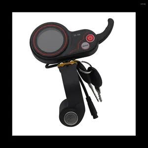 Bowls TF-100 LCD Display Throttle Meter Dashboard 6PIN Switch With Electric Door Lock Key For KUGOO M4 Scooter