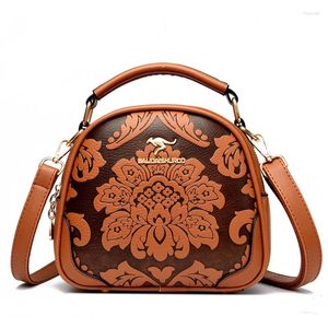 Evening Bags High Quality Soft Leather Handbag For Ladys Clothing Shoulder Chinese Style Women's Solid Color Bag