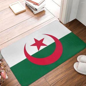 Bath Mats Algeria Flag Mat African Country Protective Toilet For Shower Home Decor Non-slip Foot Custom Bathroom Carpet