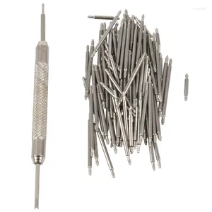 Bowls 108pcs 8-25mm Stainless Steel Watch Band Strap Spring Bar Link Pins Remover Silver