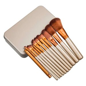 Makeup 12 Pcs/set Brush Makeup Brush Kit Sets For Eyeshadow Blusher Cosmetic Brushes Tools Juegos De Brochas De Maquillaje Para Colorete De Sombra De Ojos