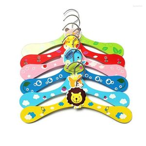 Dog Apparel 1PC Cartoon Wooden Baby Clothes Hanger Cute Pet Rack For Clothing Store Small