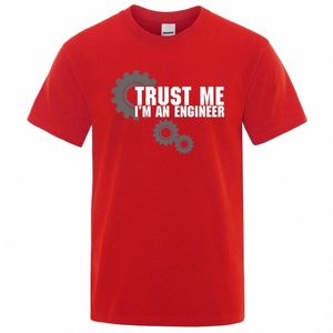 trust Me I'M Engineer Hip Hop Male T Shirt Oversized High Quality Tee Clothes Summer Street Cott Casual Loose T-Shirts Men x8Xr#