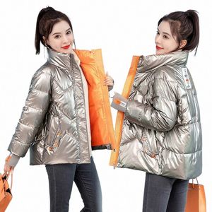 겨울 재킷 2022 새로운 파카 여성 재킷 코트 LG 슬리브 반바지 광택 다운 코트 따뜻한 재킷 여성 코트 패딩 파카 l2cm#