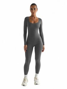 سيبيبو يوجا بذلة نساء B LG Sleeved Beamsuits سيدة FITN تمرين تمرينات رومو فيممي زرة نحيفة عادية V8Q1#