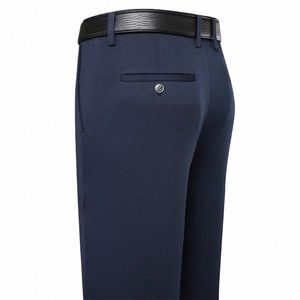 Pantaloni da uomo Pantaloni da tuta elasticizzati Pantaloni estivi da uomo casual Pantaloni formali dritti comodi e traspiranti