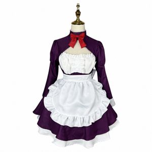 Japonês Anime Black Butler Maid Masked Girl Maid Costume Mulher Trajes Cosplay Dr Apr para Halen Party Dr l4ez #