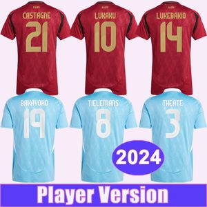 2024 LUKAKU Mens Player Soccer Jerseys LUKEBAKIO ONANA VERTONGHEN THEATE TIELEMANS BAKAYOKO Casa Lontano Maglie da calcio Uniformi a maniche corte