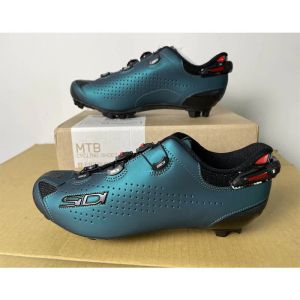 Acessórios Sidi Tiger 2 Sapatos de Ciclismo Sola de Carbono Respirável Mtb Bicicleta Competição Ciclismo Tênis para Homens