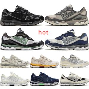 Top Gel NYC Marathon Running Shoes 2023 Designer Oatmeal Concrete Navy Steel Obsidian Grey Cream White Black Ivy Outdoor Trail Sneakers Size 36-45