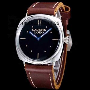 الساعات الرجالية الأزياء الفاخرة لميكانيكية مضيئة حركة P3000 47 مم بام على غرار ساعة Wristwatch