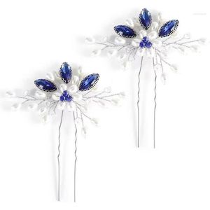 Grampos de cabelo barrettes acessórios de noiva strass cocar código hairpin requintado em forma de u garfo entrega jóias hairjewelry oto9c