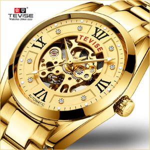 TEVISE Men's Fashion Hollow Bottom Waterproof Fully Automatic Mechanical Watch 795D