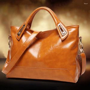 Borse in pelle ValenKuci con coulisse Borsa da donna grande Borsa da donna casual di alta qualità Borsa a tracolla di marca per Bolsa Feminina