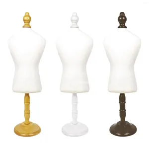 Hundklädklänning Form Mannequin Jewelry Display Stand Doll Clothes Model Rack