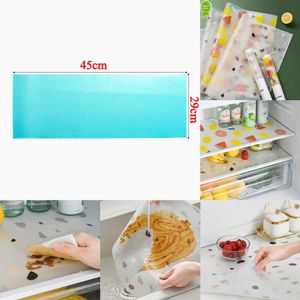 2024 Multifunction Refrigerator Mat Drawers Cabinet Shelf Liners Antifouling Mildew Moisture Can Be Cut Kitchen Cupboard Cabinet Mat