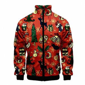 christmas New Year Xmas Men's Women's Lovers Gift 3D Printing Hoodies Harajuku Style Casual Autumn Sweatshirt Fi Jacket 09GC#