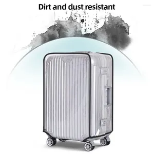 Storage Bags 18-30inch Clear Suitcase Cover Protector Transparent Travel Luggage PVC Protective For Wheeled