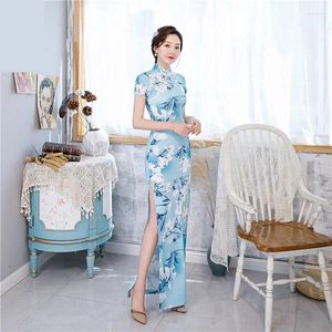 Этническая одежда 2024, элегантное женское платье Cheongsam, традиционное китайское тонкое платье, свадебный костюм, длинные платья, сексуальное Qipao, разноцветное 6XL