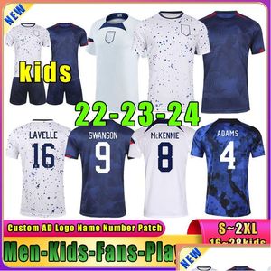 Soccer Jerseys 22 23 24 Nya USA USA PISIC McKennie National Team Fan Player Version Ferreira Adams Yedlin Football Shirt Hom Otry4