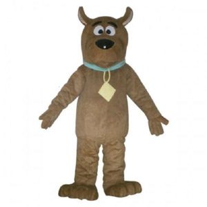 Costumi della mascotte Schiuma Simpatico cane marrone Cartone animato Peluche Natale Costume da mascotte di Halloween