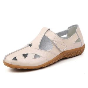 Sandały nowe damskie płaskie buty Mała biała swobodna platforma Vintage Sandały Dropshipping Zapatos de Jer H240328pw9o