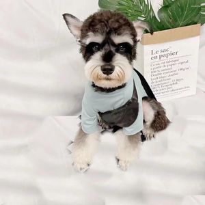 Dog Apparel Trend Pet PU Leather Bom Bag Purse Messenger Crossbody Bags Carrier For Small Medium Dogs Schnauzer Yorkie Bichon GKB06