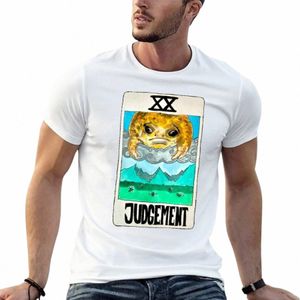 Dom Frog Tarot T-shirt Sublime Plain Kawaii kläder koreanska fi t-shirt män w1q5#