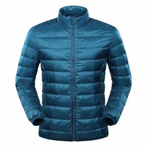 Newbang Feather Jacket Man Ультра легкий пуховик Мужской зимнее пальто Ветровка на утином пуху с воротником-стойкой Парка с сумкой для переноски 98zn #