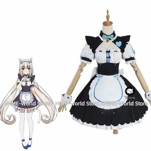 nekopara Cosplay Vanilla Chocolate Maid Costume OVA Maid Uniform NEKOPARA Cosplay Cat Neko Girl Costume Women a7nw#