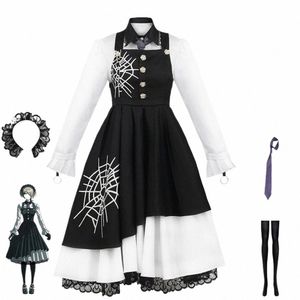 anime New Danganrpa V3 Tojo Kirumi Cosplay Costume Wigs Uniform Maid Outfit Clothes Halen Carnival M9Ll#