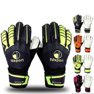 Latex Soccer Goalkeeper Gloves with Fingersaves Protection Emulsion Football Goalie Adults Size 8 9 10 240318