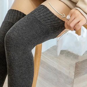 Women Socks Long Plush Knee Protector Sweet Keep Warm Thickened Over Thigh Arm Sleeves Knitted Foot Cover Girls