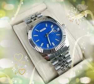 Luxo premium movimento de quartzo relógio casual 41mm alta qualidade cronógrafo relógio masculino conjunto trado completo aço inoxidável presidente pulseira relógio de pulso montre de luxe