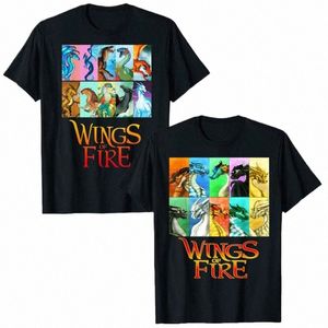 Vintage Wings of Fire - All Together Gift For Men Women Kids T -shirt roliga drag tee toppar nyhet gåvor kort ärmkläder d5bi#