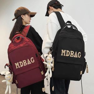Backpack Schoolbag Trendy Boy College Student Teeneager Laptop Bag gimnazjum dziewczyna podróż unisex