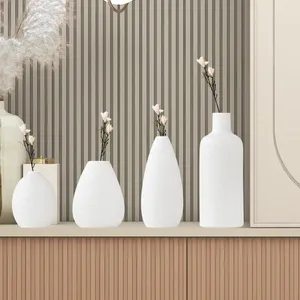Vaser 4st eleganta mittstycken minimalistiska för sovrumskökkontor