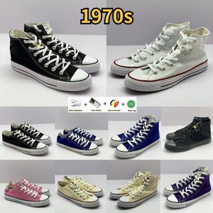 Canvas Sıradan Ayakkabı 1970'ler Erkekler İçin Klasik Spor Ayakkabıları Kadın Platformu All Star Chuck 70 Taylor Toptan Düşük Yüksek Beyaz Siyah Spor 35-46