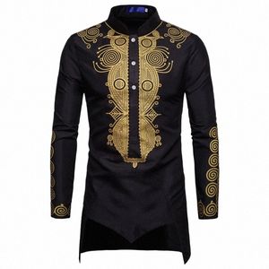 diki Shirt Men Fi Africa Clothing Lg Pullovers African Dr Clothes Hip Hop Robe Africaine Casual World Apparel 66H2#