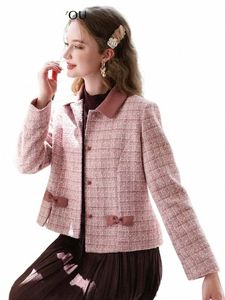 I BELIEVE YOU Small Fragrant Wind Tweed Cott Уникальное пальто для женщин 2023 Осень-зима Верхняя одежда Новые короткие куртки 2234185427 y0ia#