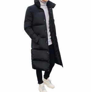 pulabo mens lg down jacka kappa lyx varumärke vinter solida svarta parkas män 4xl tjock varm smal passform manlig överrock i3i3#