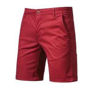 Men's Shorts Y2K Summer New 100% Cotton Gym Shorts for Mens Leisure Business Social Elastic Waist Goods Shorts Bermuda Beach Shorts for Men J240328