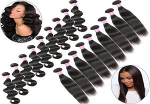 Whole Brazilian Straight Body Wave Virgin Human Hair Extension 10203050 Bundles 100 Unprocessed 8A Remy Human Hair Weave 17191578945608